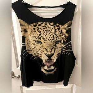 Black tank top, size Large